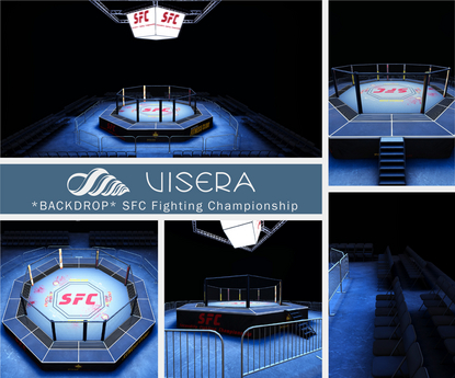 Second Life Marketplace - BACKDROP UFC Fighting Championship